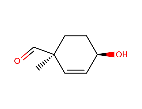 Molecular Structure of 139599-50-1 (2-Cyclohexene-1-carboxaldehyde, 4-hydroxy-1-methyl-, cis- (9CI))