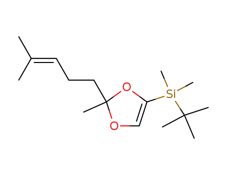 4-<(tert-Butyl)dimethylsilyl>-2-methyl-2-(4'-methylpent-3'-enyl)-1,3-dioxole