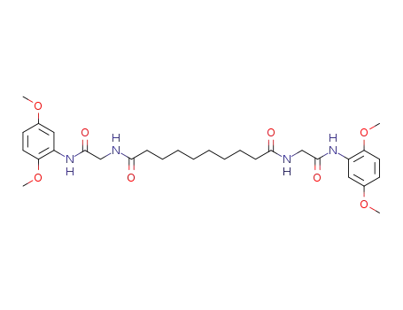 N,N'-bis<2'-(2",5"-dimethoxyphenylamino)-2'-oxoethyl>decanediamide