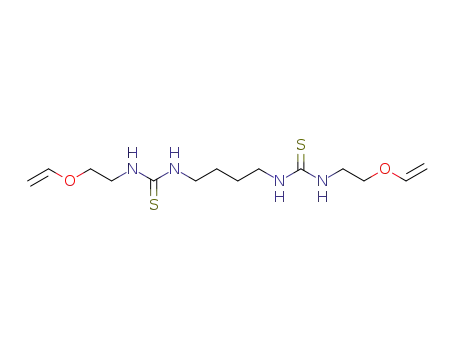 Molecular Structure of 140455-24-9 (Thiourea, N,N''-1,4-butanediylbis[N'-[2-(ethenyloxy)ethyl]-)