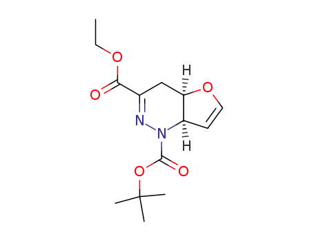 t-Butyl ethyl 1,4,4a,7a-tetrahydrofuro<3,2-c>pyridazine-1,3-dicarboxylate