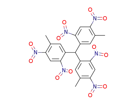 Molecular Structure of 144432-14-4 (Benzene, 1,1',1''-methylidynetris[5-methyl-2,4-dinitro-)