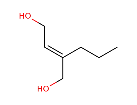 Molecular Structure of 91153-99-0 (2-Butene-1,4-diol, 2-propyl-, (E)-)