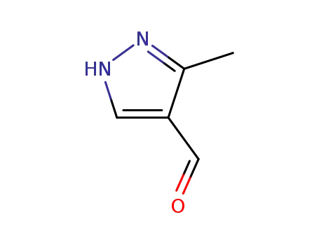 Molecular Structure of 112758-40-4 (3-METHYL-1H-PYRAZOLE-4-CARBALDEHYDE)