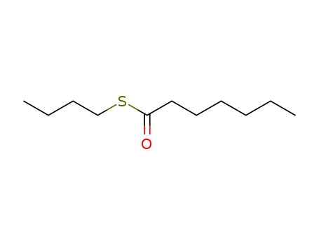 Heptanethioic acid, S-butyl ester