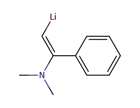 Molecular Structure of 85429-36-3 (Lithium, [2-(dimethylamino)-2-phenylethenyl]-, (E)-)