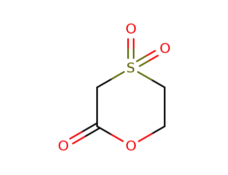 Molecular Structure of 87220-53-9 (1,4-Oxathian-2-one, 4,4-dioxide)
