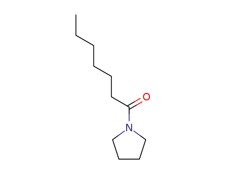 Molecular Structure of 70974-42-4 (Pyrrolidine, 1-(1-oxoheptyl)-)