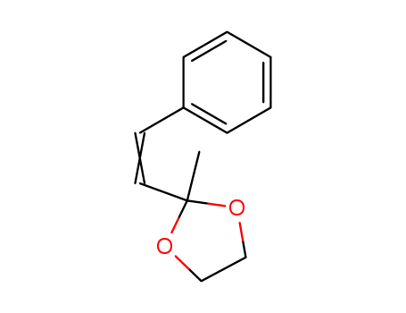 1,3-Dioxolane, 2-methyl-2-(2-phenylethenyl)-