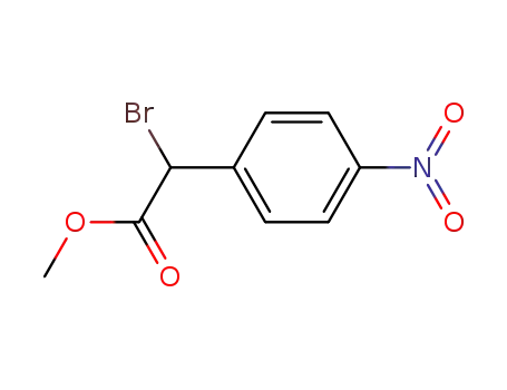 Molecular Structure of 85259-33-2 (methyl 2-bromo-2-(4-nitrophenyl)acetate)