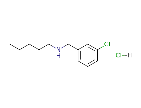 N-(3-chlorobenzyl)pentan-1-aminium chloride