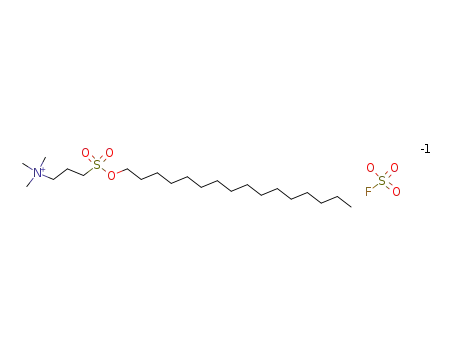 3-<(hexadecyloxy)sulfonyl>-N,N,N-trimethylpropanaminium fluorofulfate