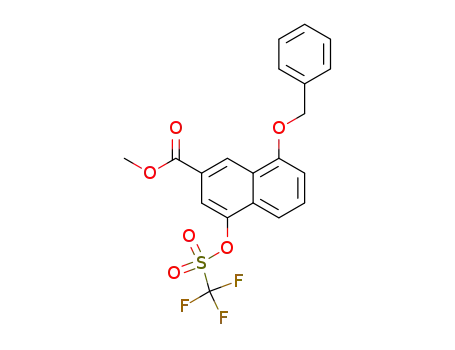 Methyl 8-(phenylmethoxy)-4-<<(trifluoromethyl)sulfonyl>oxy>-2-naphthalenecarboxylate