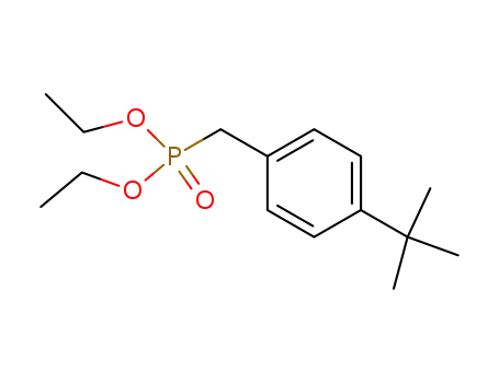 Molecular Structure of 118578-89-5 (Phosphonic acid, [[4-(1,1-dimethylethyl)phenyl]methyl]-, diethyl ester)