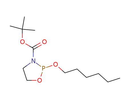 3-tert-butoxycarbonyl-2-hexyloxy-1,3,2-oxazaphospholidine