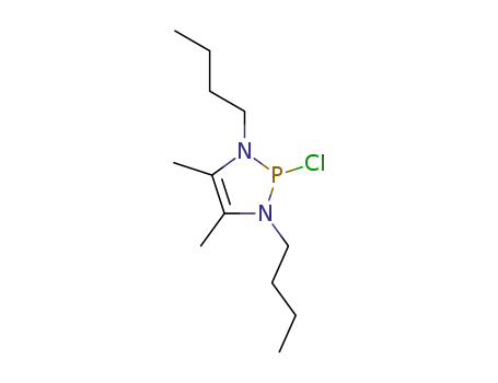 Molecular Structure of 141968-99-2 (1,3,2-Diazaphosphol-4-ene, 2-chloro-1,3-dibutyl-4,5-dimethyl-)