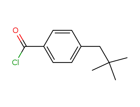 Molecular Structure of 96224-27-0 (Benzoyl chloride, 4-(2,2-dimethylpropyl)-)