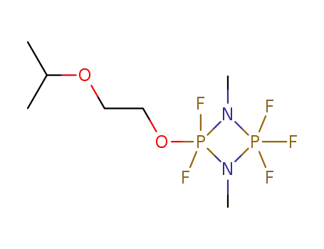 2,2,2,4,4-Pentafluoro-4-(2-isopropoxy-ethoxy)-1,3-dimethyl-2λ5,4λ5-[1,3,2,4]diazadiphosphetidine