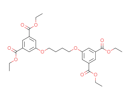 Molecular Structure of 52739-96-5 (1,3-Benzenedicarboxylic acid, 5,5'-[1,4-butanediylbis(oxy)]bis-,
tetraethyl ester)