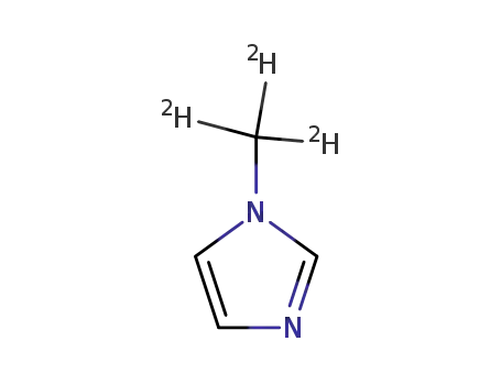 Molecular Structure of 16650-76-3 (1-Methyl-d3-imidazole)