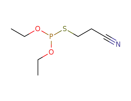 Thiophosphorous acid S-(2-cyano-ethyl) ester O,O'-diethyl ester