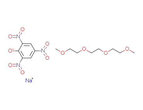 triethylene glycol dimethyl ether and sodium picrate complex