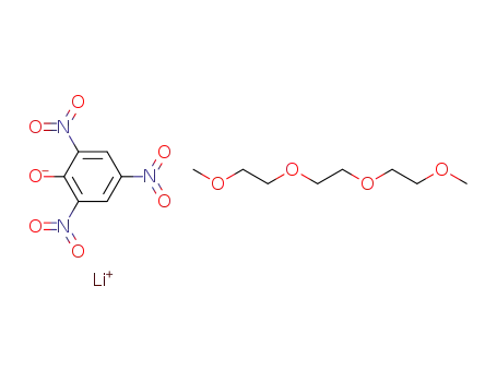 triethylene glycol dimethyl ether and lithium picrate complex