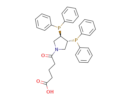 δ-<(3R,4R)-3,4-Bis(diphenylphophino)pyrrolidino>-δ-oxopentansaeure