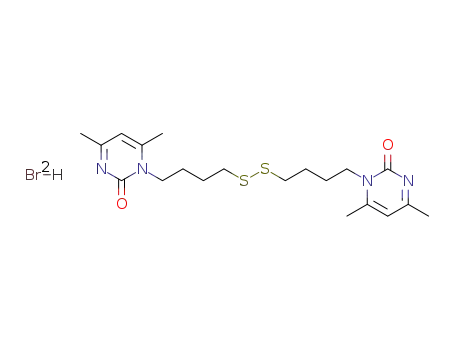 dihydrobromide salt of bis(1,2-dihydro-4,6-dimethyl-2-oxopyrimidinyl-N-butyl) disulfide