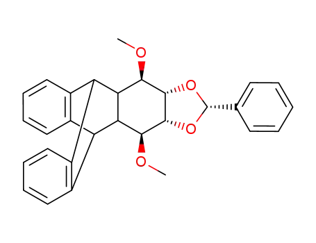 <2α,3aβ,4β,4aβ,5β,10β,10aβ,11β,11aβ>-4,11-dimethoxy-2-phenyl-3a,4,4a,5,10,10a,11,11a-octahydro-5,10<1',2'>benzenoanthra<2,3-d>-1,3-dioxole