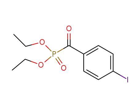Molecular Structure of 156017-40-2 ((4-IODO-BENZOYL)-PHOSPHONIC ACID DIETHYL ESTER)