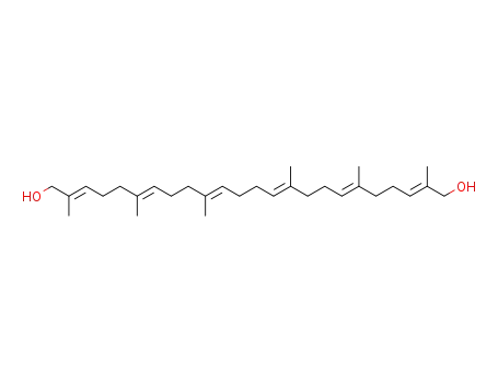 (2E,6E,10E,14E,18E,22E)-2,6,10,15,19,23-hexamethyltetracosadeca-2,6,10,14,18,22-hexaene-1,24-diol