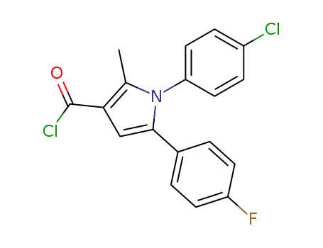 1-(4-Chloro-phenyl)-5-(4-fluoro-phenyl)-2-methyl-1H-pyrrole-3-carbonyl chloride