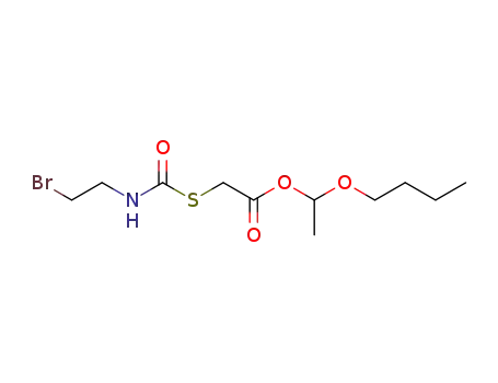(2-Bromo-ethylcarbamoylsulfanyl)-acetic acid 1-butoxy-ethyl ester