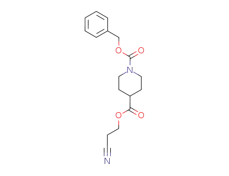 2-cyanoethyl (1-benzyloxycarbonyl-4-piperidine)carboxylate