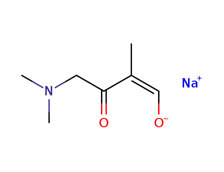 Sodium; (Z)-4-dimethylamino-2-methyl-3-oxo-but-1-en-1-olate
