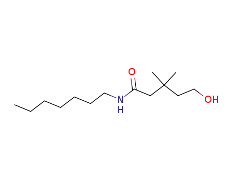Molecular Structure of 139773-01-6 (Pentanamide, N-heptyl-5-hydroxy-3,3-dimethyl-)