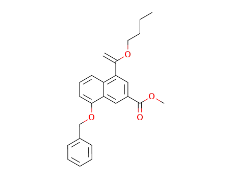 Methyl 4-(1-butoxyvinyl)-8-(phenylmethoxy)-2-naphthalenecarboxylate
