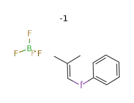 Phenyl-(2-methylprop-1-enyl)iodonium tetrafluoroborate