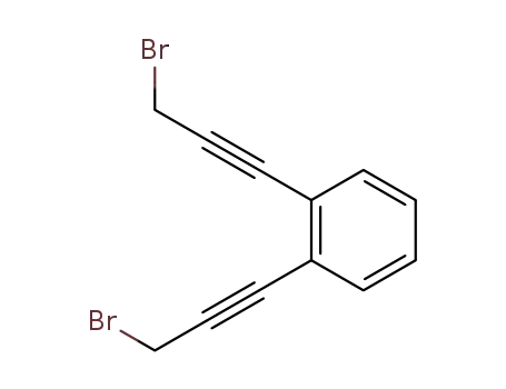 Molecular Structure of 173382-69-9 (Benzene, 1,2-bis(3-bromo-1-propynyl)-)