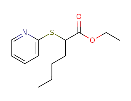 2-(Pyridin-2-ylsulfanyl)-hexanoic acid ethyl ester