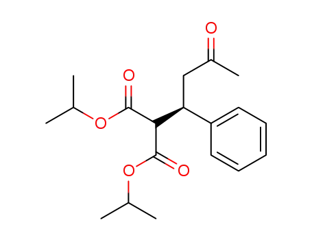 (-)-2-(3-oxo-1-phenylbutyl)malonic acid diisopropyl ester