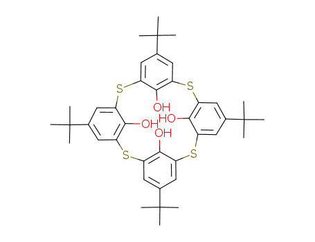 2,8,14,20-Tetrathiapentacyclo[19.3.1.13,7.19,13.115,19]octacosa-1(25),3,5,7(28),9,11,13(27),15,17,19(26),21,23-dodecaene-25,26,27,28-tetrol,5,11,17,23-tetrakis(1,1-dimethylethyl)-