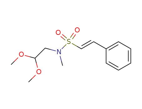 (E)-2-Phenyl-ethenesulfonic acid (2,2-dimethoxy-ethyl)-methyl-amide