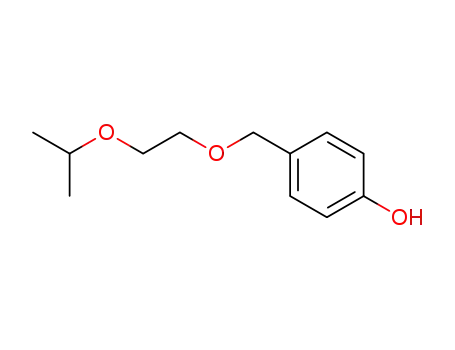 Molecular Structure of 177034-57-0 (4-Isopropoxyethoxymethylphenol)