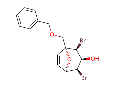 (1RS,2RS,3SR,4RS,5RS)-1-[(benzyloxy)methyl]-2-endo,4-endo-dibromo-8-oxabicyclo[3.2.1]oct-6-en-3-endo-ol