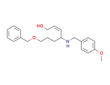 (Z)-7-Benzyloxy-4-(4-methoxy-benzylamino)-hept-2-en-1-ol