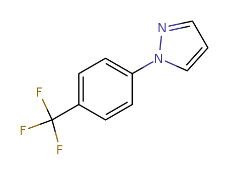 Molecular Structure of 207797-05-5 (1-(4-(Trifluoromethyl)phenyl)-1H-pyrazole)