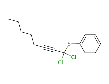 1,1-dichloro-2-octynyl phenyl sulfide