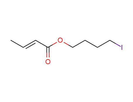 (E)-But-2-enoic acid 4-iodo-butyl ester